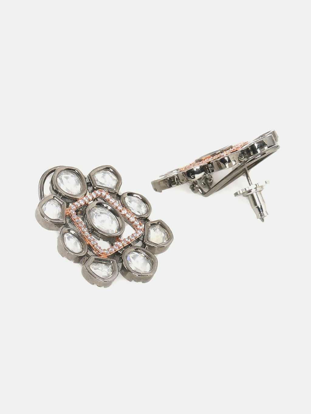 Stone Neckpiece with Studs- Ruby Raang | Grocsy