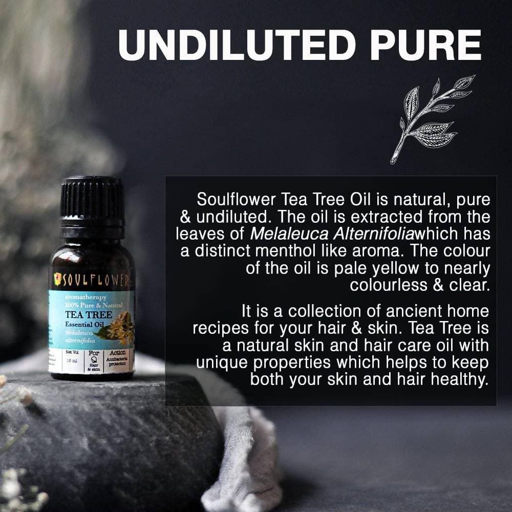 Soulflower Tea Tree Essential Oil | Grocsy