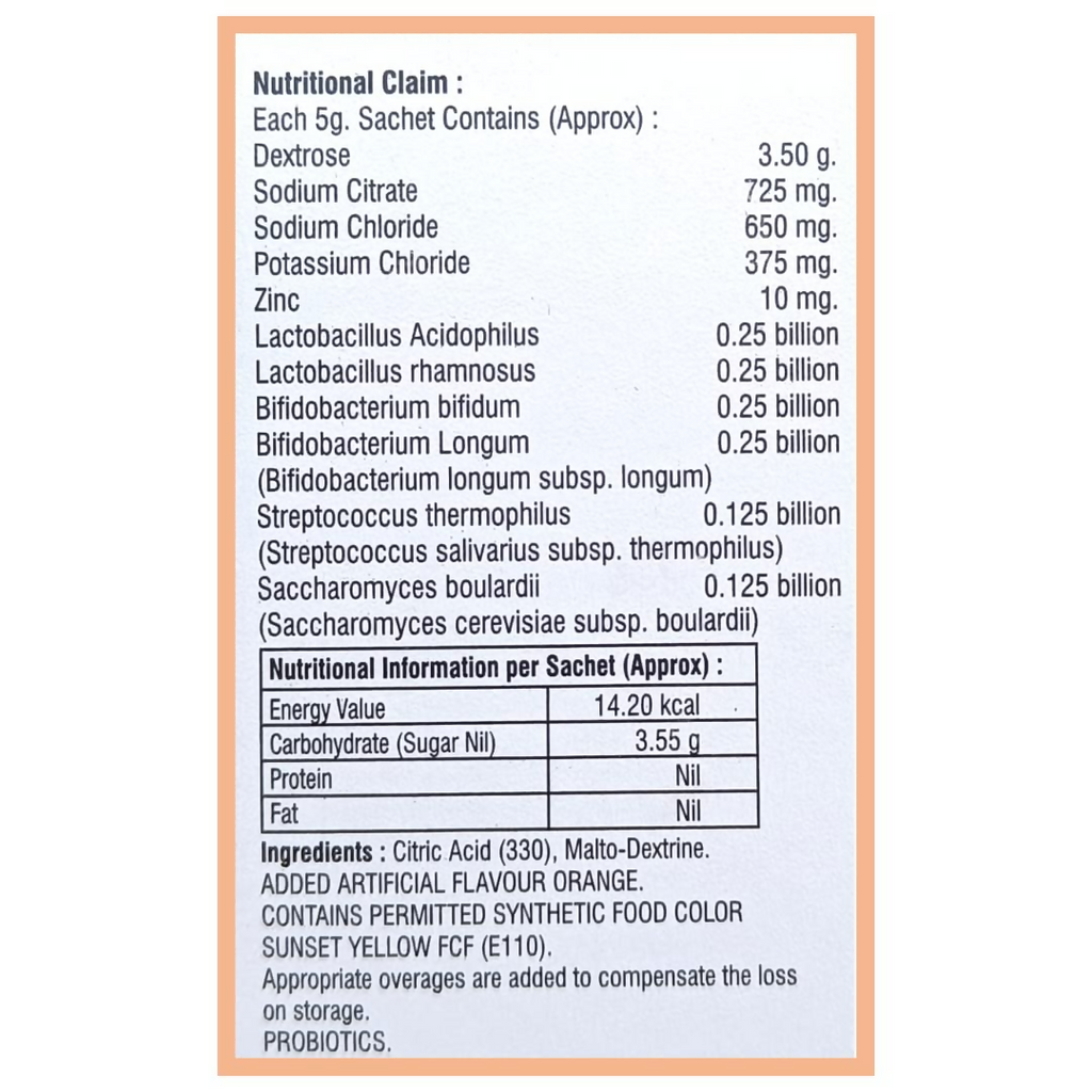 Nutrisrot Electro-Aqua Instant Hydration & Energy Drink Sachets Orange Flavour | Grocsy