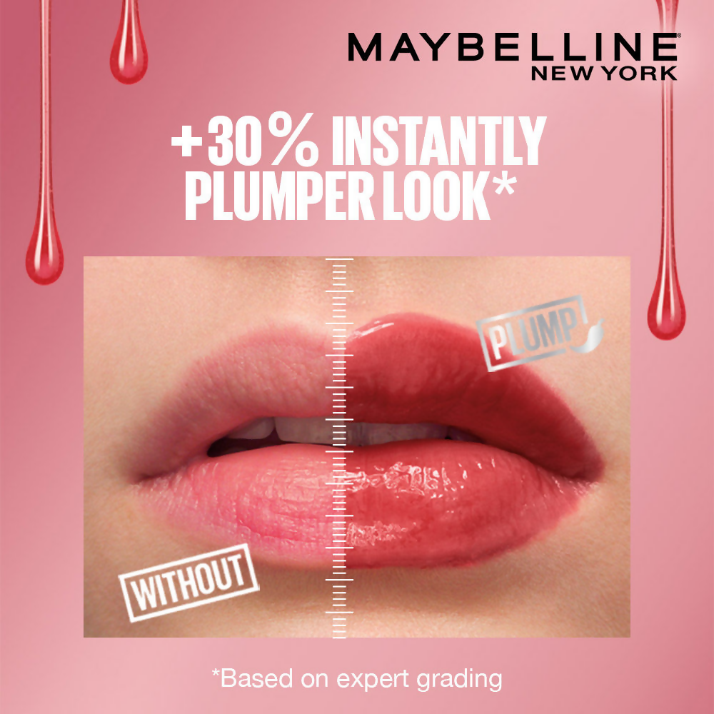 Maybelline New York Lifter Plump - Plumping Lip Gloss - Red Flag | Grocsy