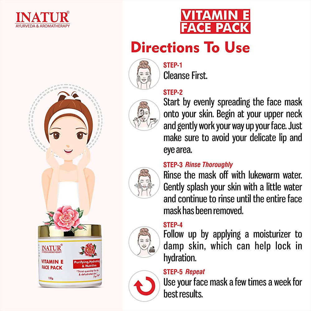Inatur Vitamin E Face Pack | Grocsy
