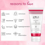 Globus Naturals Glycolic & 1% Salicylic Acid Herbal Anti Acne Face Scrub | Grocsy