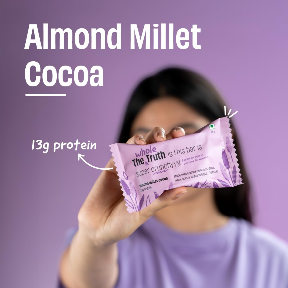 The Whole Truth Protein Bars - Assorted Millet Protein Bar | Grocsy