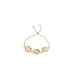 NVR Women's Pearls Gold Toned Bracelet | Grocsy