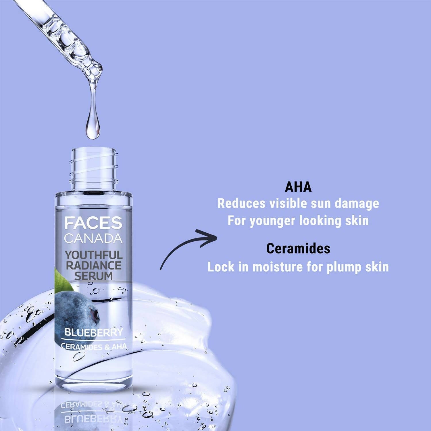 Faces Canada Youthful Radiance Serum - Blueberry | Grocsy