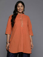 Ahalyaa Women's Traditional wear Tunic - Orange | Grocsy