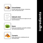 Underated Acne Free Body Moisturizer Powered With Cocoa Butter, Neem And Turmeric | Grocsy