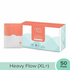 Nua Ultra Safe Sanitary Pads Heavy Flow-XL+ with Disposal Pouches | Grocsy