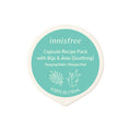 Innisfree Capsule Recipe Pack With Bija & Aloe (Soothing) Sleeping Mask/Masque Nuit | Grocsy