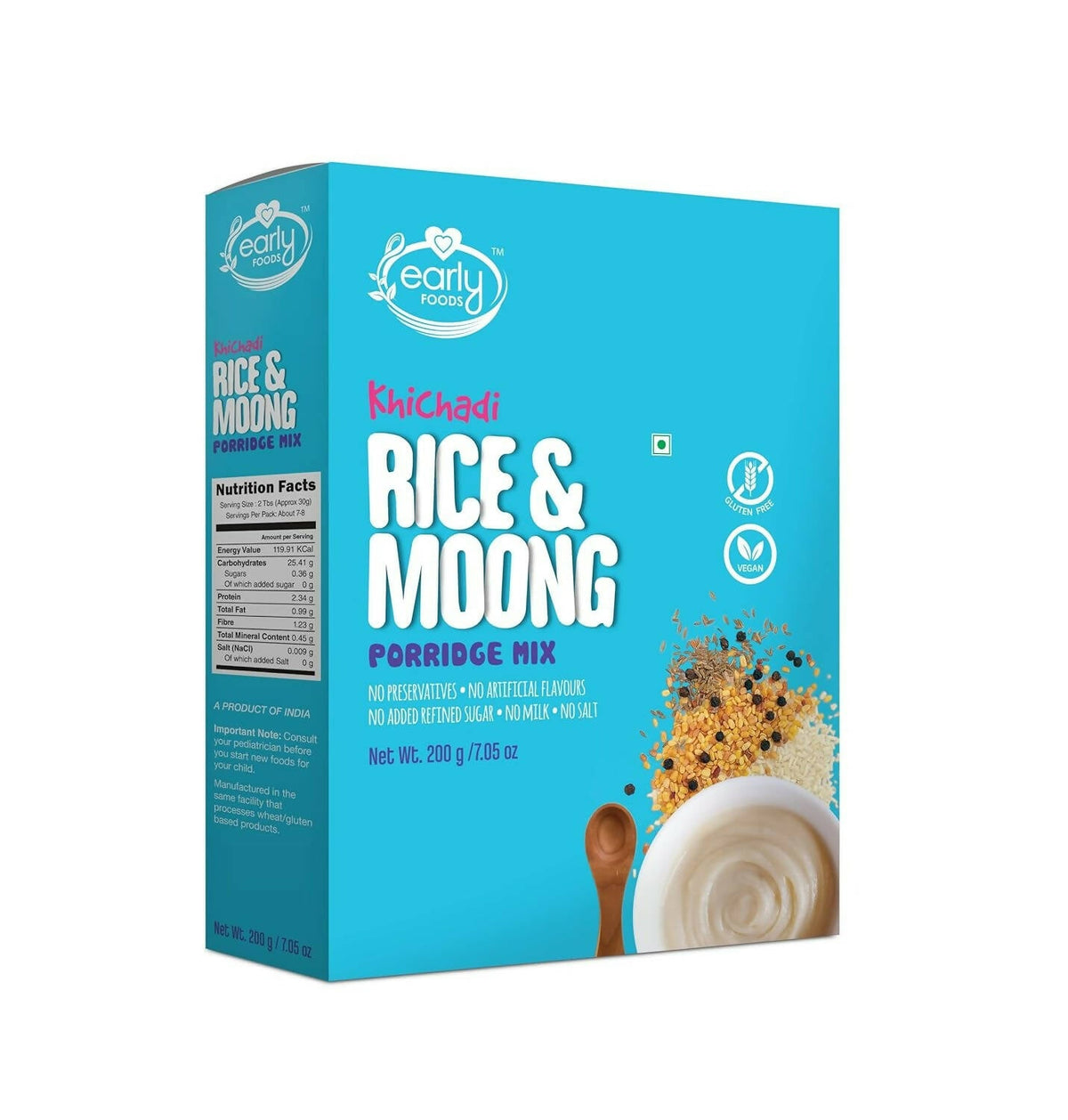 Early Foods Instant Rice & Moong Khichdi Mix | Grocsy