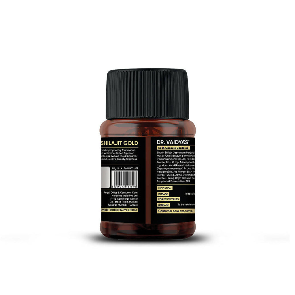 Dr. Vaidya's SJ Gold Capsules | Grocsy