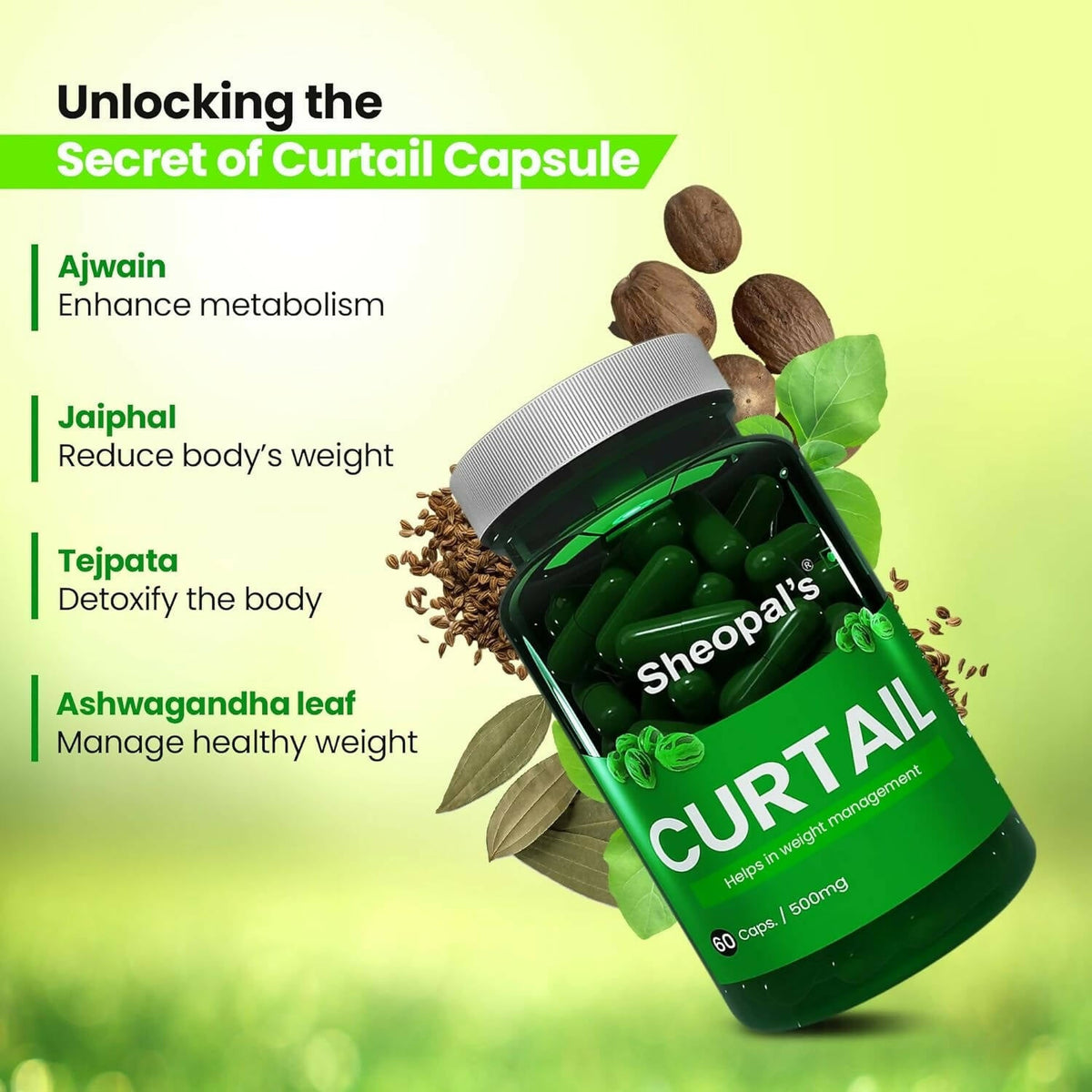 Sheopal's Curtail Capsules | Grocsy
