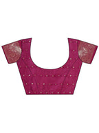 Shree Shyam Fashion Lichi Silk Purple Saree | Grocsy