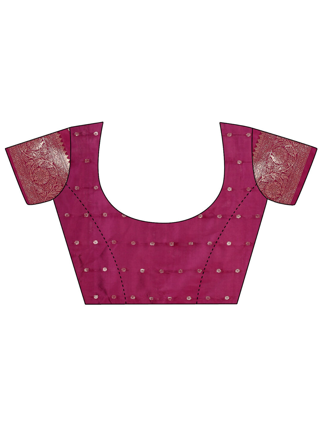 Shree Shyam Fashion Lichi Silk Purple Saree | Grocsy