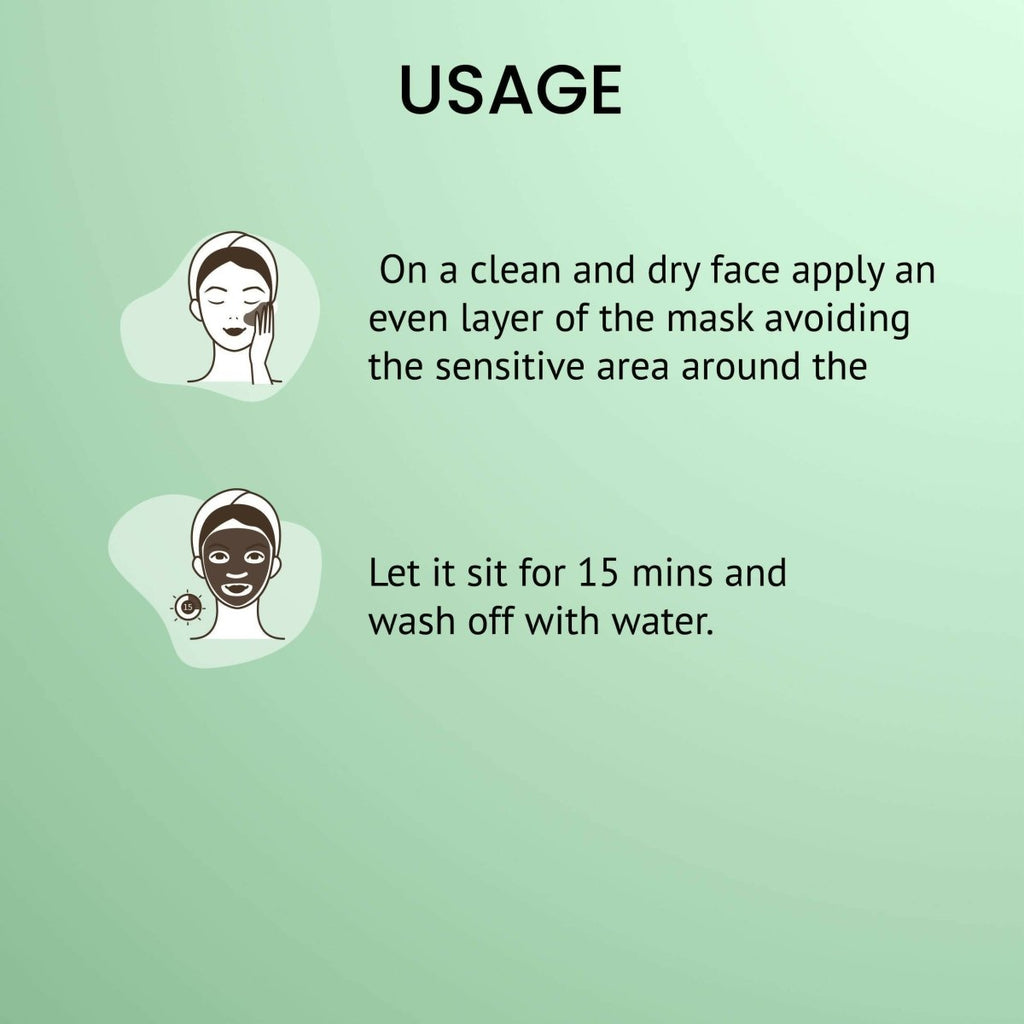 Alps Goodness Acne Control French Green Clay Mask For Oily Skin With Tea Tree, Salicylic Acid & Apple Cider Vinegar | Grocsy