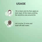 Alps Goodness Acne Control French Green Clay Mask For Oily Skin With Tea Tree, Salicylic Acid & Apple Cider Vinegar | Grocsy