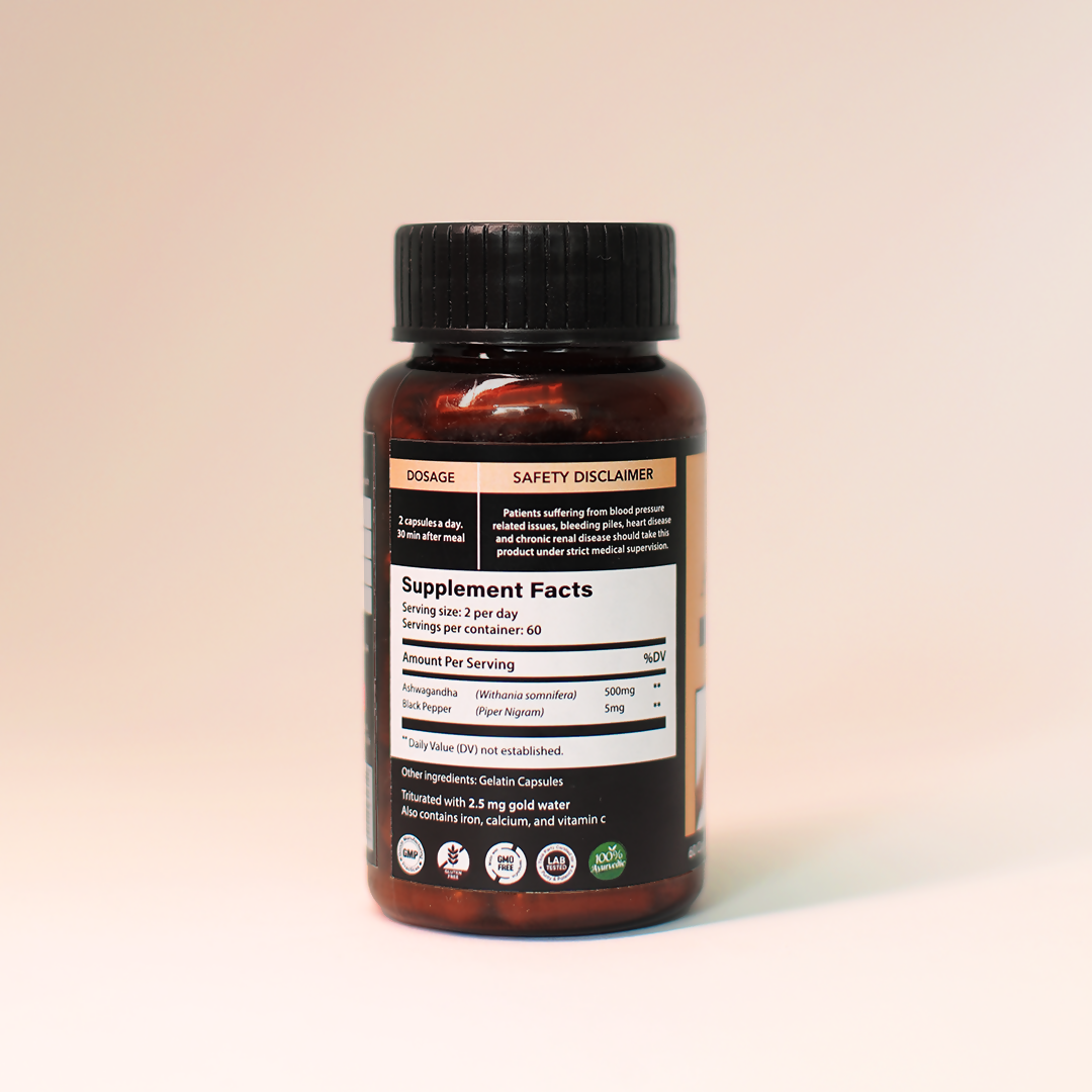 Sukham Organic Ashwagandha Capsule | Grocsy