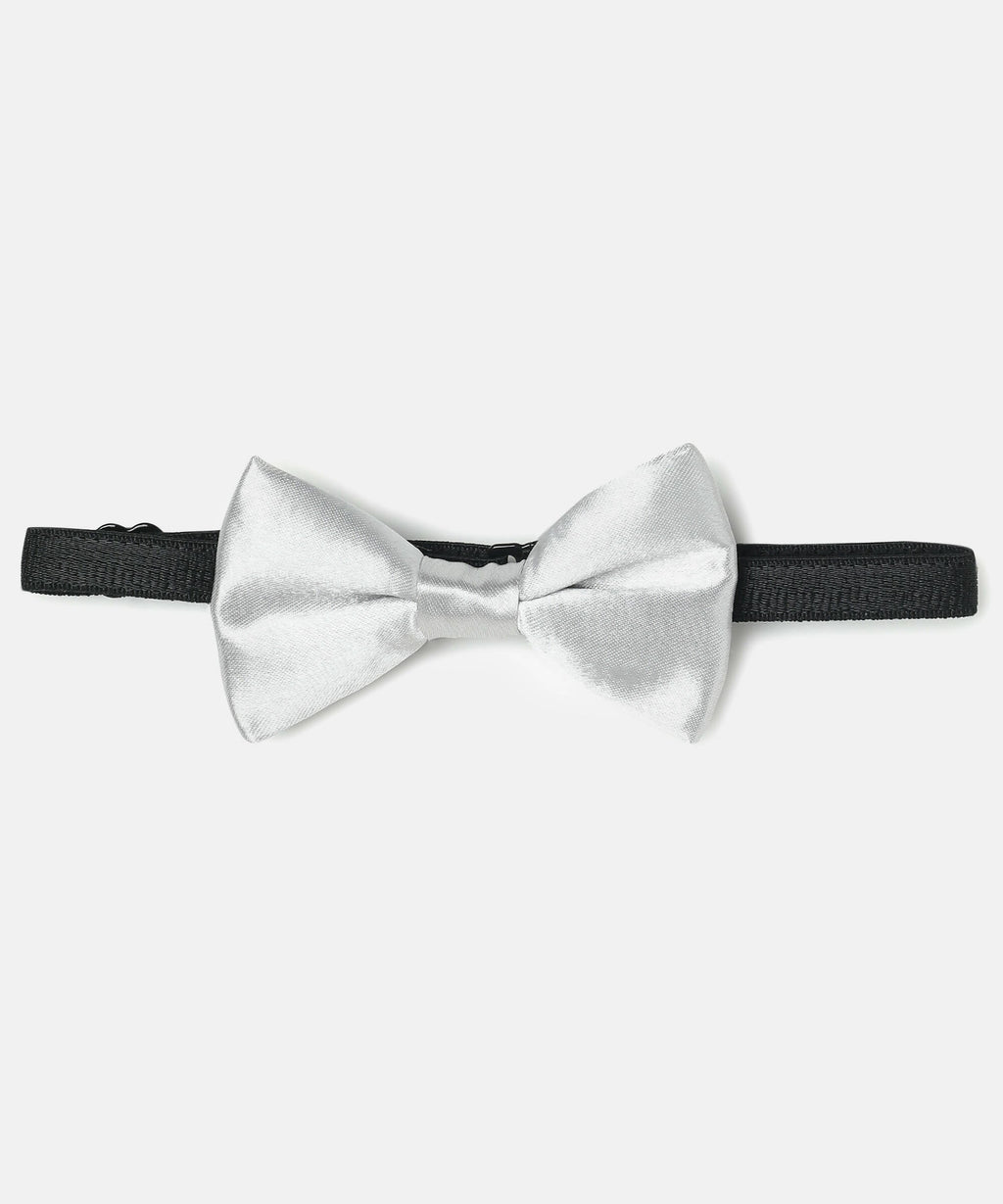 Manet Boys Solid Single Layer Bow - Silver | Grocsy