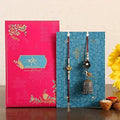 Love Birds Set Of Pretty Lumba Rakhi | Grocsy