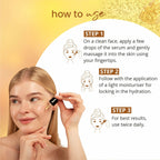 Globus Naturals Gold Radiance Anti Ageing & Brightening Face Serum, Suitable For All Skin Types | Grocsy