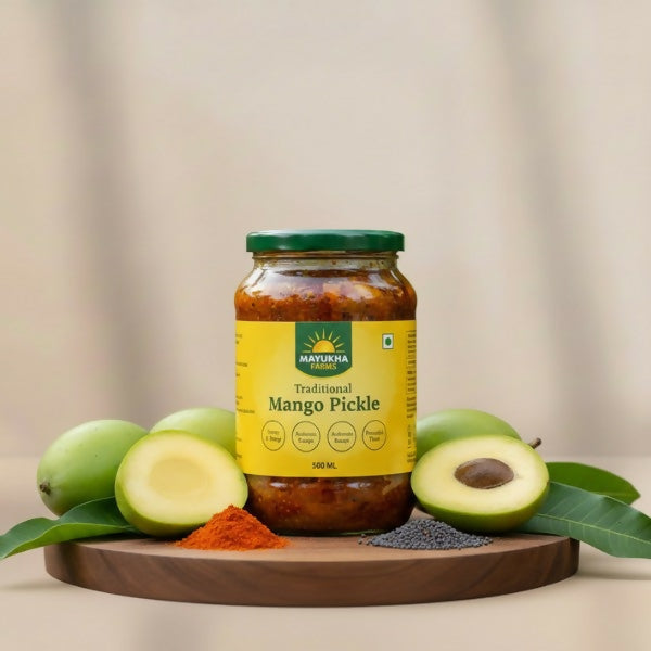 Mayukha Farms Traditional Mango Pickle | Grocsy