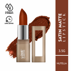 Love Earth Satin Matte Lipstick - Nutella | Grocsy