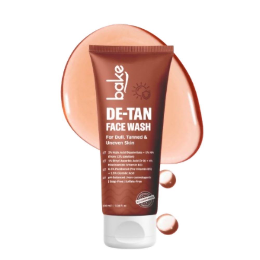 Bake De-Tan Coffee Face Wash with Kojic Acid | Grocsy