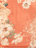 Ahalyaa Women's Traditional wear Saree - Orange | Grocsy