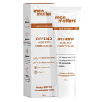 Man Matters Defend Acne Spot Correction Gel For Men, 1% AHA, 2% BHA, 4% Niacinamide | Grocsy