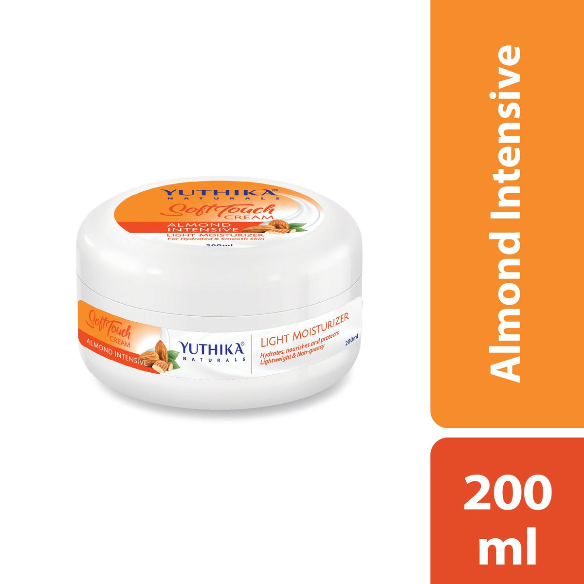 Yuthika Almond Intensive Light Moisturizer Cream | Grocsy