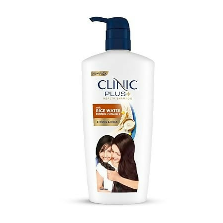 Clinic Plus With Rice Water Protein + Vitamin-E Strong & Thick Shampoo | Grocsy