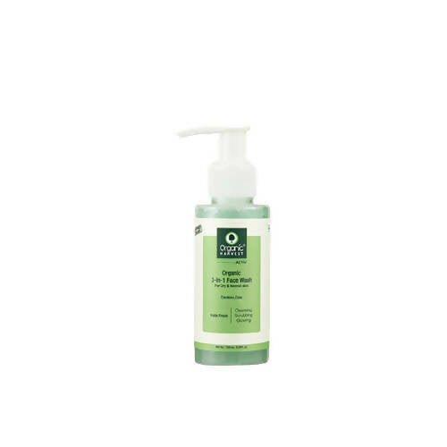 Organic Harvest 3-in-1 Face Wash for Dry and Normal Skin | Grocsy
