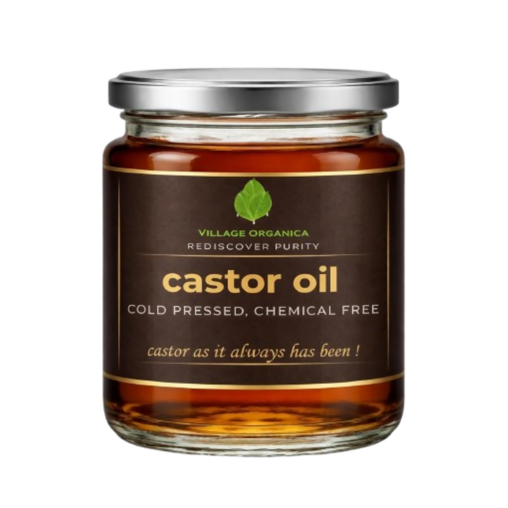 Village-Organica Cold Pressed Castor Oil | Grocsy