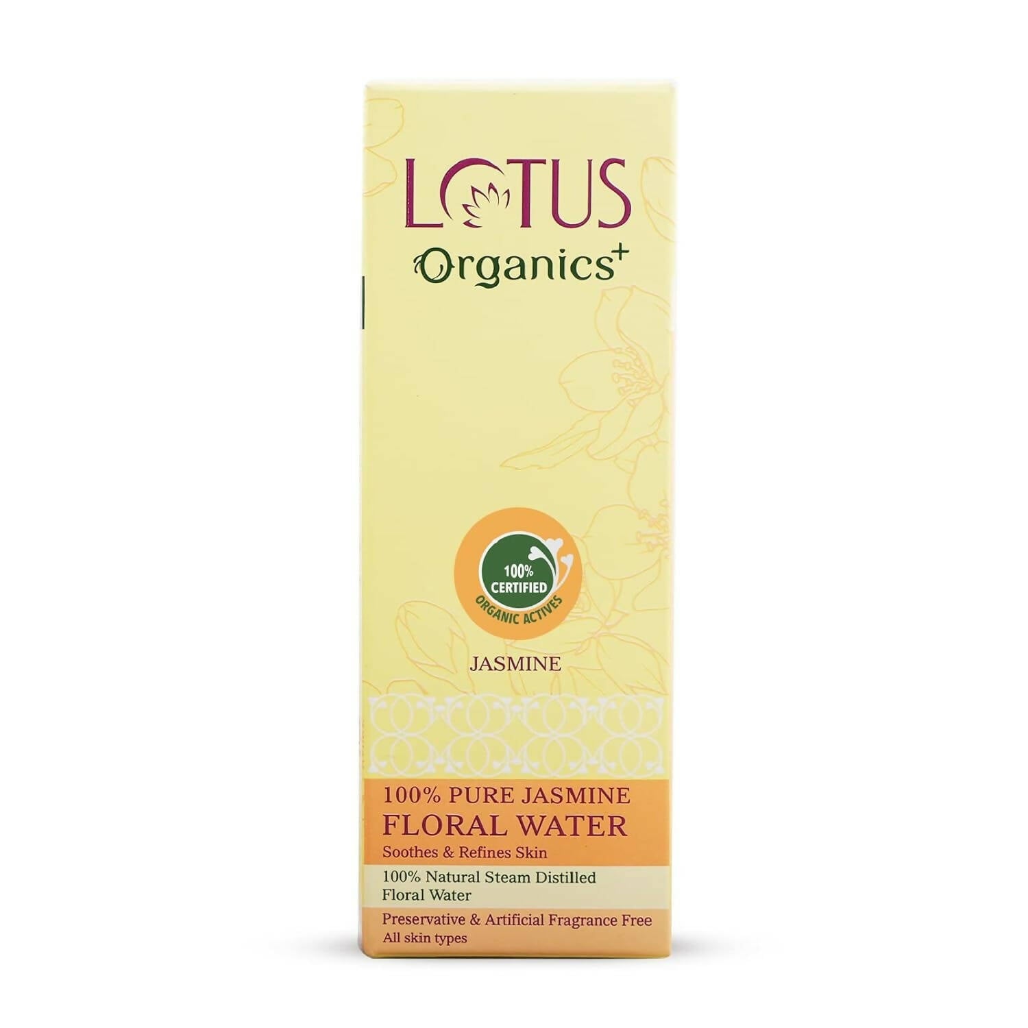 Lotus Organics+ 100% Pure Jasmine Floral Water | Grocsy
