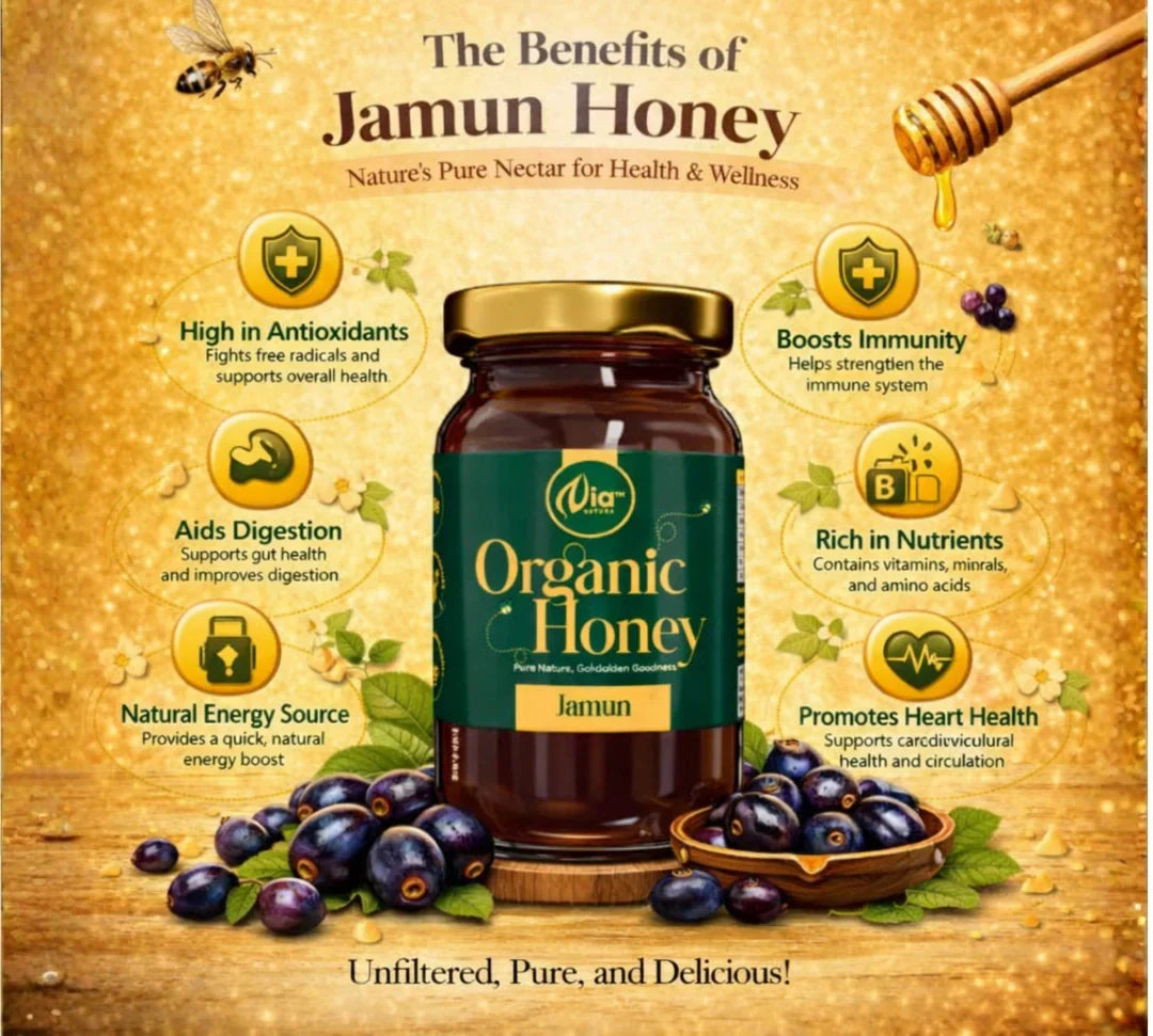 Nia Natura Organic Jamun Honey | Grocsy