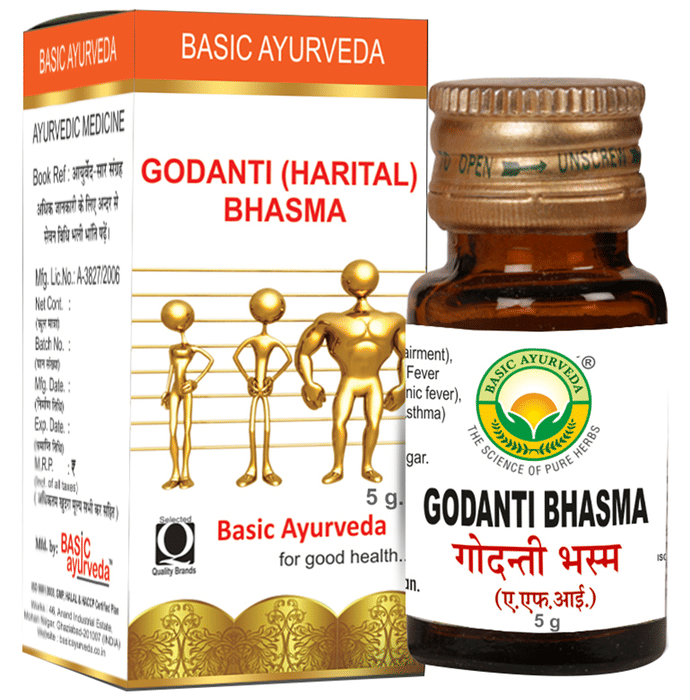 Basic Ayurveda Godanti (Harital) Bhasma | Grocsy