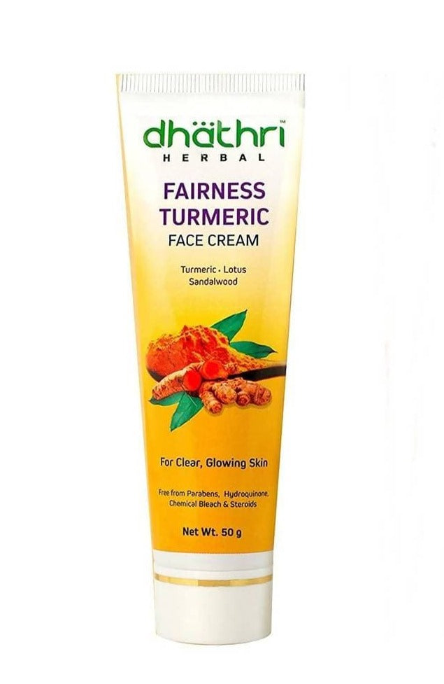 Dhathri Ayurveda Herbal Fairness Turmeric Face Cream | Grocsy