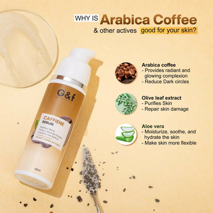 G&f Coffee Face Serum for Brightening Skin | Grocsy