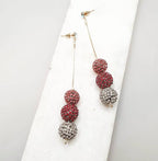 Bling Accessories Rhinestone Ball Long Earring | Grocsy