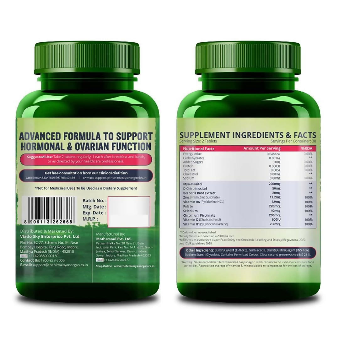 Himalayan Organics Vlado?? PCOS Supplement For Women | Grocsy