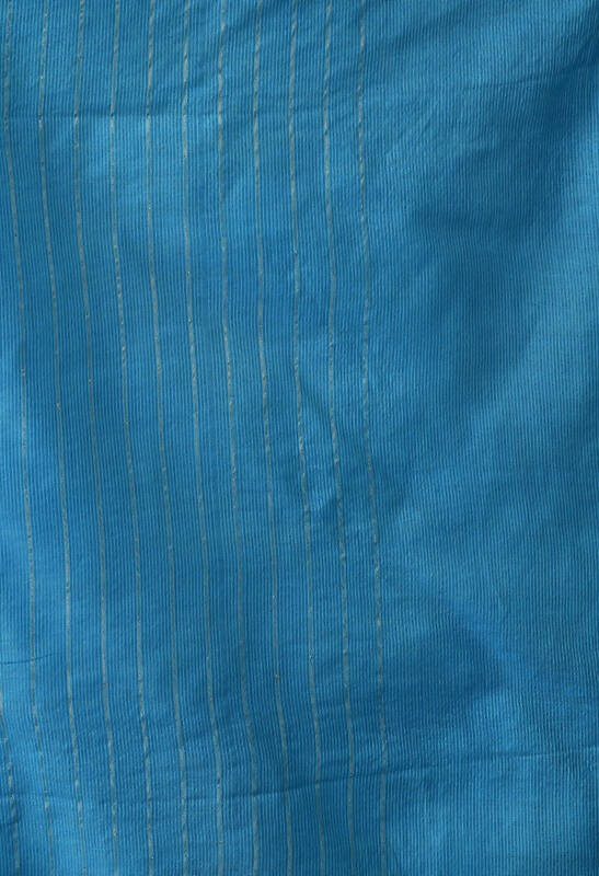 Mominos Fashion Moeza Sky Blue Bhagalpuri Handloom Silk Raj Shree Saree with unstitched Blouse piece | Grocsy