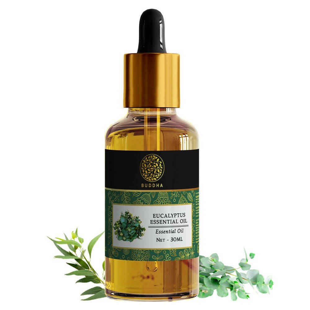 Buddha Natural Eucalyptus Pure Essential Oil-For Aromatherapy,Relaxation,Skin Therapy,Hair Care | Grocsy