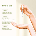 Lotus Botanicals Hyaluronic Acid & Raspberry Ultra Glow & Hydration Boosting Serum | Grocsy