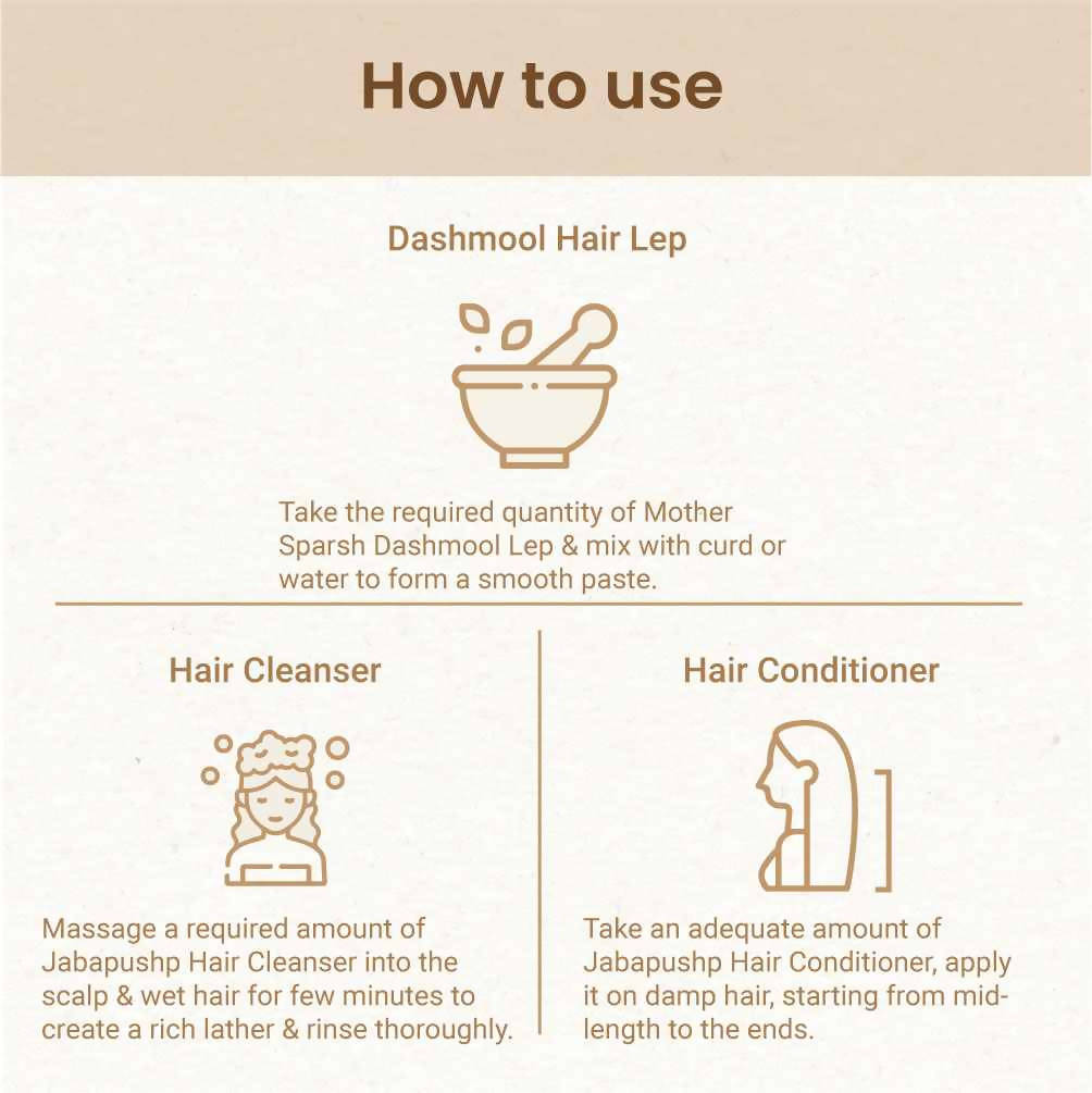 Mother Sparsh The Ultimate Hair Care Trio | Grocsy