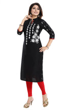 Snehal Creations Designer Long Raw Silk Embroidery Kurti | Grocsy