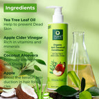 Organic Harvest Organic Anti Dandruff Conditioner With Tea Tree & Apple Cider Vinegar | Grocsy