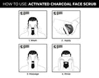Beardo Activated Charcoal Face Scrub | Grocsy