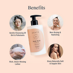 Arata Natural Hydrating & Non-Drying Body Wash With Coconut & Citrus Extracts | Grocsy