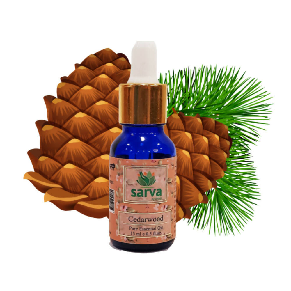 Sarva by Anadi Cedarwood Pure Essential Oil | Grocsy
