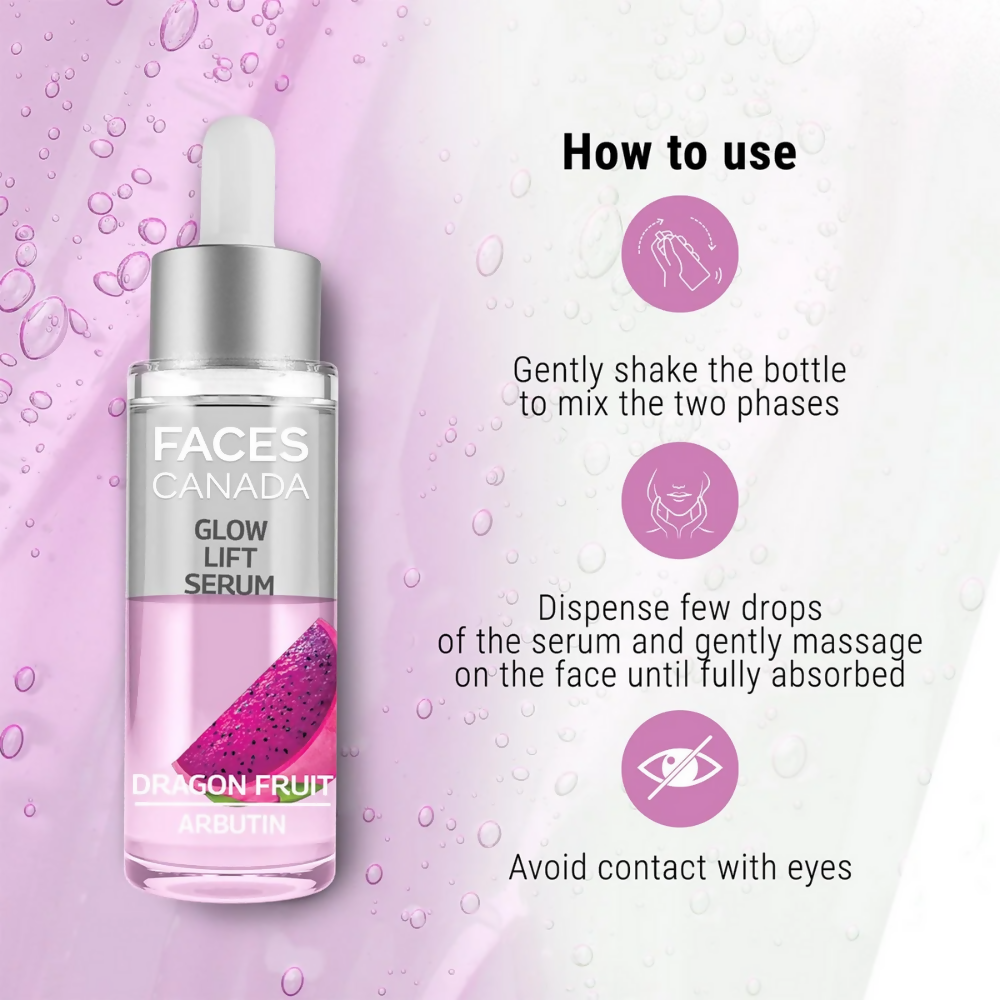 Faces Canada Glow Lift Serum Dragon Fruit | Grocsy